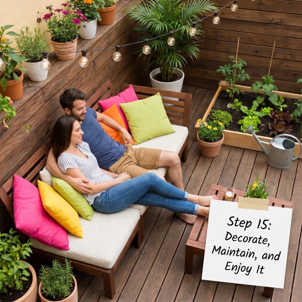 Step 15: Decorate, Maintain, and Enjoy It