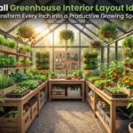 small greenhouse interior layout ideas