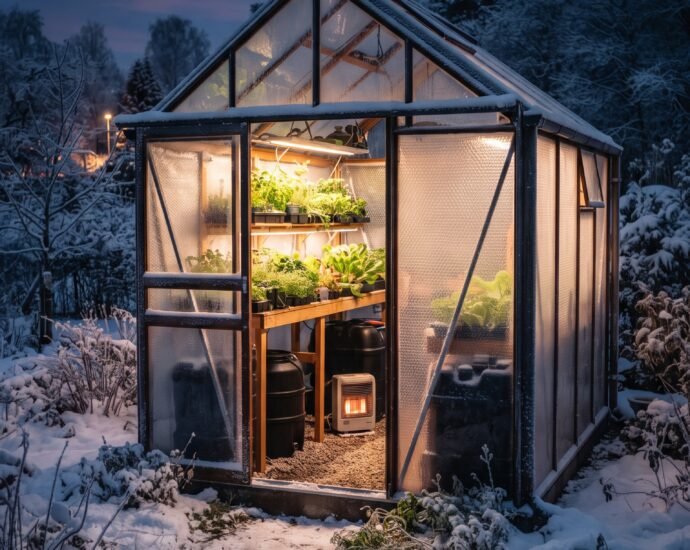how do greenhouses stay warm