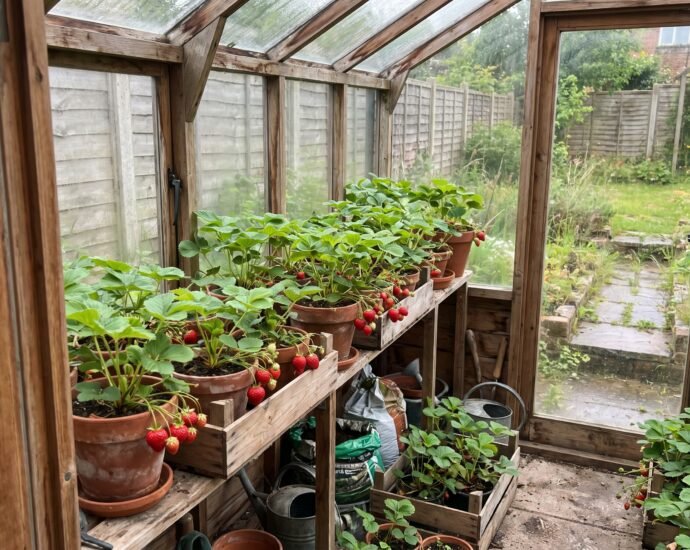 can you grow strawberries in a greenhouse