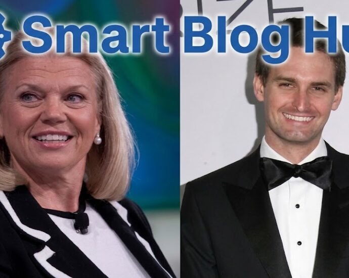 Ginni Rometty and Evan Spiegel